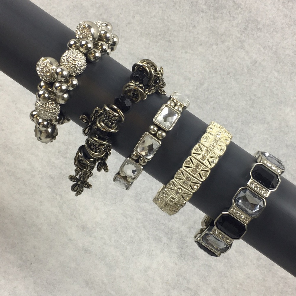 Rhinestone bracelet bundle